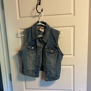 Denim Sleeveless Vest